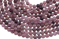 Natural Strawberry Quartz, High Quality in Round, 4mm, 6mm, 8mm, 10mm, 12mm Smooth Gemstone Beads