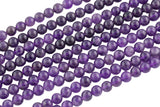 AA+ Grade AMETHYST Beads Gemstone Beads - Round 6mm, 8mm, 10mm-Full Strand 15.5 inch Strand Smooth