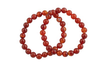 Carnelian Bracelet AAA 4mm 6mm 8mm 10mm Round Stretchy String Bracelet Natural Carnelian Bracelet AAA Quality Chakra Bracelets Pre-charged