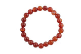 Carnelian Bracelet AAA 4mm 6mm 8mm 10mm Round Stretchy String Bracelet Natural Carnelian Bracelet AAA Quality Chakra Bracelets Pre-charged