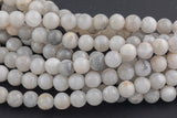 LARGE-HOLE beads!!! 8mm or 10mm smooth-finished round. 2mm hole. 7-8" strands. Smooth Phoenix Agate. Big Hole Beads