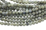 LARGE-HOLE beads!!! 8mm or 10mm Smooth -finished round. 2mm hole. 7-8" strands. Natural Labradorite Big Hole Beads