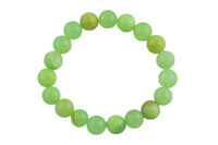 Green Calcite 8mm Stackable Round Natural Gemstone Crystal Bracelets - Handmade Bracelet Bracelet-