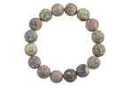 Porcelain Jasper Faceted Round Size 6mm and 8mm- Handmade In USA- approx. 7" Bracelet Crystal Bracelet