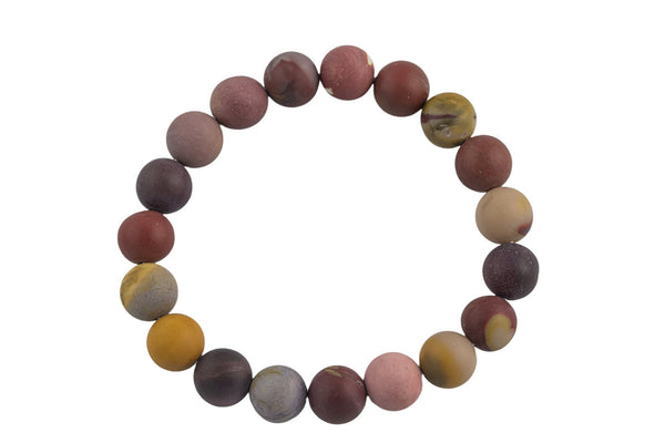 Mookaite Bracelet 6mm Jasper Stretchy String 6 mm Round Bead Bracelet Handmade Jewelry Bracelet Crystal Bracelet