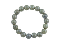 Natural Labradorite Mystic Faceted Round Size 6mm and 8mm- Handmade In USA- approx. 7" Bracelet Crystal Bracelet