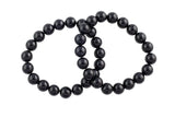 Onyx 6mm 8mm 10mm 12mm Stretchy String Bracelet Bracelet Crystal Bracelet- LGS