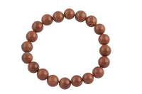 Goldstone SandstoneSmooth Round Size 10mm and 12mm- Handmade In USA- approx. 7-7.5" Bracelet Crystal Bracelet- LGS