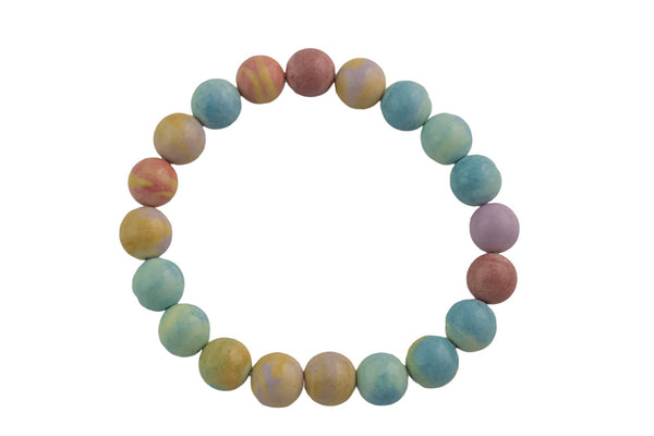 Natural Candy Jasper Round Size 6mm and 8mm- Handmade In USA- approx. 7" Bracelet Crystal Bracelet