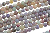 Natural Flower Tourmaline High Quality in Round, 4mm, 6mm, 8mm, 10mm AAA Quality Smooth Gemstone Beads