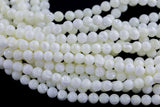 Natural Mother of Pearl, High Quality in Round Gemstone Beads Shell Beads