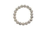 Natural Spotted Jasper Round Size 6mm and 8mm- Handmade In USA- approx. 7" Bracelet Crystal Bracelet