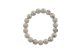 Natural Spotted Jasper Round Size 6mm and 8mm- Handmade In USA- approx. 7" Bracelet Crystal Bracelet