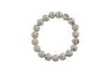 Natural Spotted Jasper Round Size 6mm and 8mm- Handmade In USA- approx. 7" Bracelet Crystal Bracelet