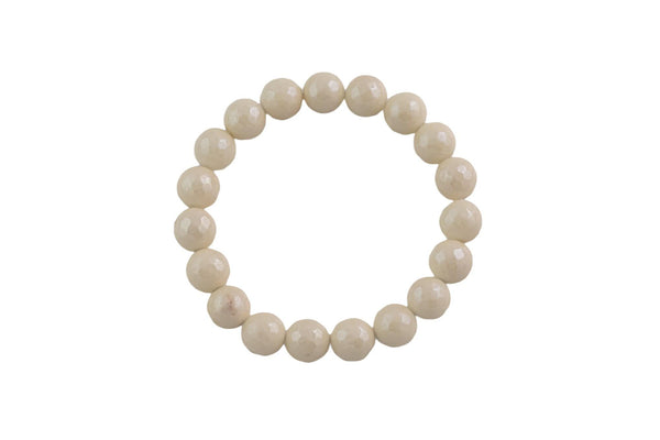 Mystic Chalcedony 10mm Stretchy String Bracelet Bracelet Crystal Bracelet