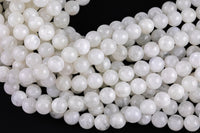 Natural Moonstone Beads 3mm 4mm 5mm 6mm 7mm 8mm Rainbow Moonstone Gemstone Loose Beads 15.5" - 16" full strands AAA Quality Smooth