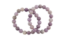 Bracelet Natural Pink Lepidolite Bracelets 8mm Stackable Round Natural Gemstone Crystal Bracelets - Handmade Bracelet Crystal Bracelet