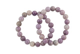 Bracelet Natural Pink Lepidolite Bracelets 8mm Stackable Round Natural Gemstone Crystal Bracelets - Handmade Bracelet Crystal Bracelet