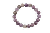 Bracelet Natural Pink Lepidolite Bracelets 8mm Stackable Round Natural Gemstone Crystal Bracelets - Handmade Bracelet Crystal Bracelet
