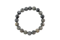 Natural Eagle Eye Round Size 6mm and 8mm- Handmade In USA- approx. 7" Bracelet Crystal Bracelet