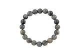 Natural Eagle Eye Round Size 6mm and 8mm- Handmade In USA- approx. 7" Bracelet Crystal Bracelet