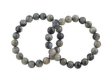 Natural Eagle Eye Round Size 6mm and 8mm- Handmade In USA- approx. 7" Bracelet Crystal Bracelet