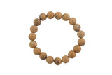 Natural Spotted Picture Jasper Bracelet Smooth Round Size 6mm and 8mm- Handmade In USA- approx. 7" Bracelet Crystal Bracelet