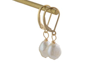 Gold Filled Pearl Earring,Minimalist Jewelry,Dainty Dangle Earrings-Perfect Gift