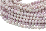 Natural Kunzite High Quality in Round, 6mm, 8mm, 10mm Smooth Gemstone Beads