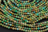 Natural Genuine Turquoise Beads - Full Strands-15.5 inches-3mm Nice Size Hole- Diamond Cutting,High Facets-Nice and Sparkly-Faceted Round