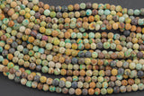 Natural Genuine Turquoise Beads - Full Strands-15.5 inches-4mm Nice Size Hole- Diamond Cutting,High Facets-Nice and Sparkly-Faceted Round