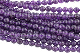 Natural Amethyst Beads Faceted Round Beads 4mm, 6mm, 8mm, 10mm, 12mm -Full Strand 15.5 inch Strand Gemstone Beads