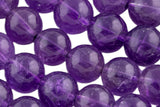 Natural AA AMETHYST Gemstone Beads Round - Medium Dark Color AAA Quality Smooth Gemstone Beads