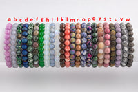 Crystal Bracelet *Selection C* Large Beautiful Bracelets Selection Bracelet 8mm Stretchy String Bracelet Handmade Jewelry Bracelet