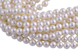 Natural Shell Pearls - Mother of pearl - Round- 6mm 8mm 10mm 12mm 14mm Gemstone Beads Shell Beads