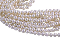 Natural Shell Pearls - Mother of pear- Round- 6mm 8mm 10mm 12mm 14mm Gemstone Beads Shell Beads