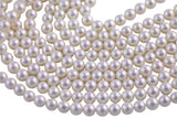 Natural Shell Pearls - Mother of pearl - Round- 6mm 8mm 10mm 12mm 14mm Gemstone Beads Shell Beads