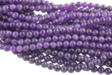 AA+ Grade AMETHYST Beads Gemstone Beads - Round 6mm, 8mm, 10mm-Full Strand 15.5 inch Strand Smooth