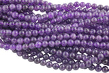 AA+ Grade AMETHYST Beads Gemstone Beads - Round 6mm, 8mm, 10mm-Full Strand 15.5 inch Strand Smooth