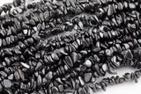 30" Natural Hematite Chips Beads 6mm - 8mm - 32 inch Strand Gemstone Beads