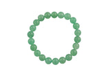 Green Aventurine Bracelet Smooth Round Size 6mm or 8mm 7.5" Length Bracelet Crystal Bracelet