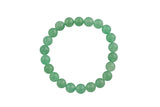 Green Aventurine Bracelet Smooth Round Size 6mm or 8mm 7.5" Length Bracelet Crystal Bracelet