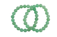 Green Aventurine Bracelet Smooth Round Size 6mm or 8mm 7.5" Length Bracelet Crystal Bracelet