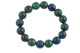 Bracelet Natural Azurite Malachite Bracelets 8mm Stackable Faceted Round Natural Gemstone Crystal Bracelets - Handmade Bracelet Bracelet