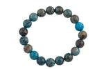 Flower Agate Faceted Round Size 10mm and 12mm- Handmade In USA- approx. 7-7.5" Bracelet Crystal Bracelet- LGS