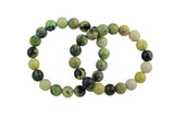 Natural Chrysoprase Bracelet Smooth Round Size 6mm and 8mm- Handmade In USA- approx. 7" Bracelet Crystal Bracelet