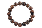 Sandstone Goldstone Smooth Round Size 6mm and 8mm- Handmade In USA- approx. 7" Bracelet Crystal Bracelet