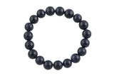 Blue Goldstone Round Size 6mm and 8mm- Handmade In USA- approx. 7" Bracelet Crystal Bracelet