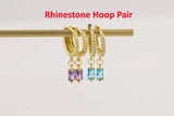 18K Gold Plated Birthstone Earrings, Gift for her, WATERPROOF jewelry, Christmas Gift, Everyday Earring, Handmade Jewelry Earrings