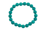 Turquoise Faceted Round Size 6mm and 8mm- Handmade In USA- approx. 7" Bracelet Crystal Bracelet